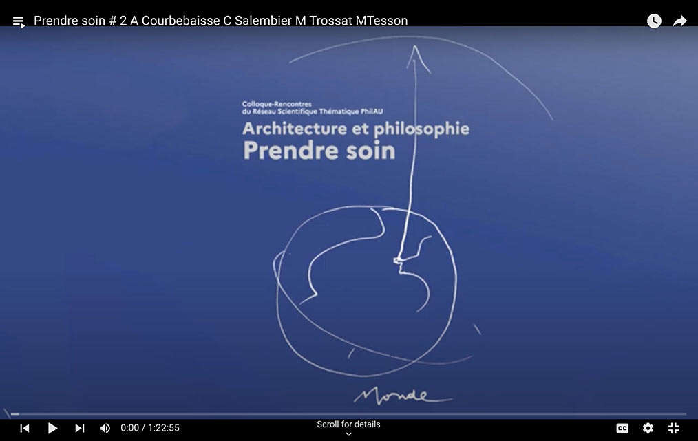 Architecture et philosophie - prendre soin