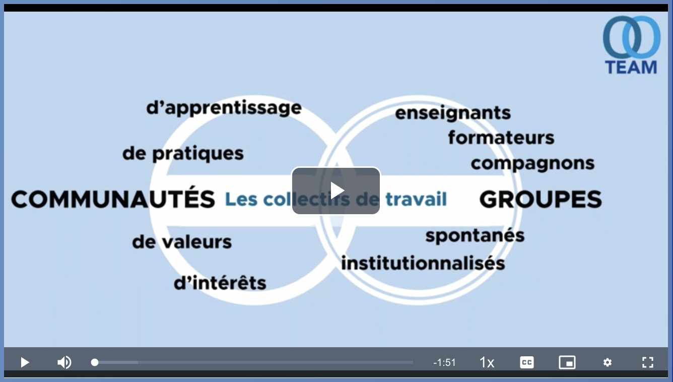 Mooc-Mutualisation de nos pratiques d'enseignement et de formation (TEAM)